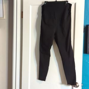 Pact maternity black leggings